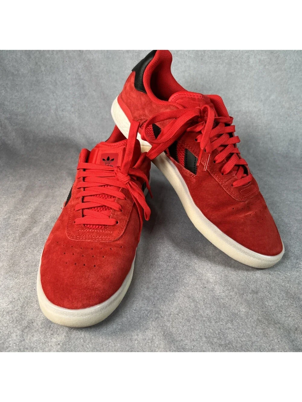 adidas 3ST.004 FY0500 Red  Skateboarding Low Top Suede Men -1233-2I